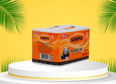 Khăn giấy Sumpo K24 200 tờ, 2 lớp, 40 gói/thùng